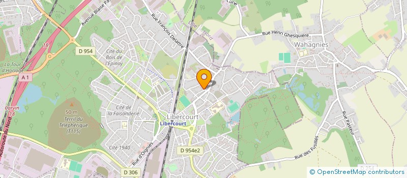 localisation de l'entreprise SCI 2 N  LIBERCOURT