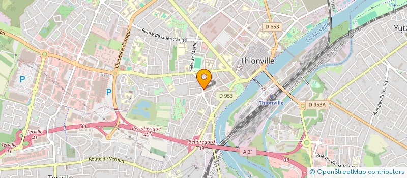 localisation de l'entreprise SCI 2 P INVEST à THIONVILLE