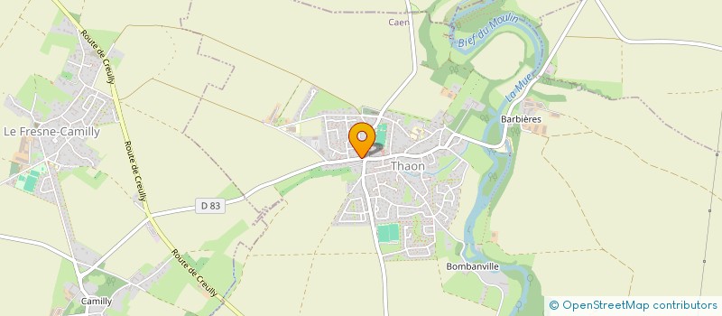 localisation de l'entreprise SCI 2 PA  THAON