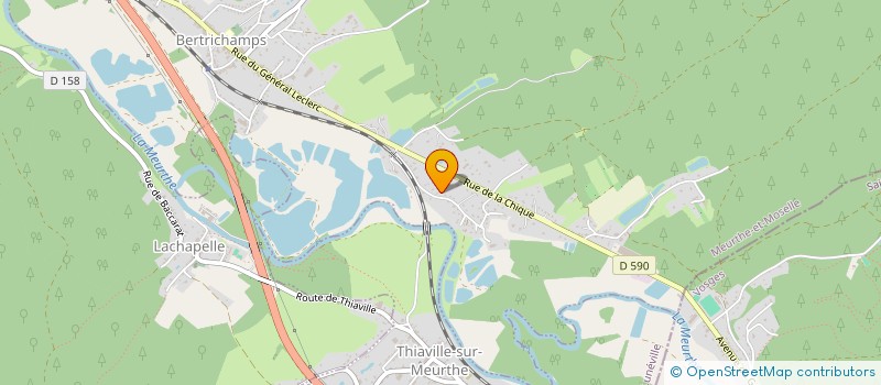 localisation de l'entreprise SCI 2 PAT  BERTRICHAMPS