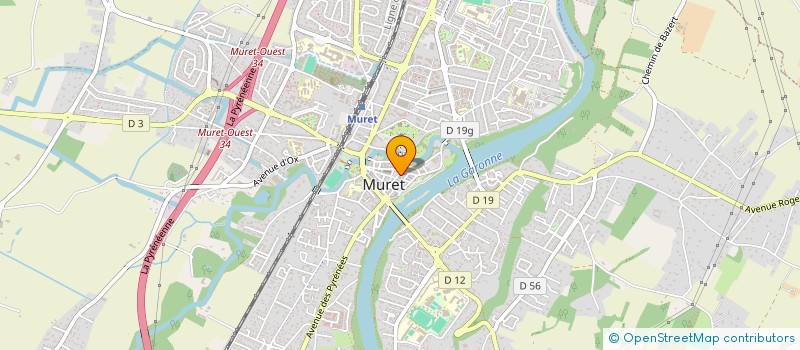 localisation de l'entreprise SCI 2 PAU  MURET