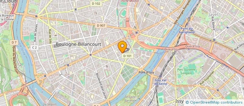 localisation de l'entreprise SCI 2 PEUPLIERS à BOULOGNE-BILLANCOURT