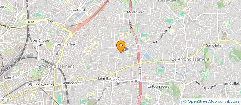 localisation de l'entreprise SCI 2 PLACE BOIS LUZY à MARSEILLE 12EME
