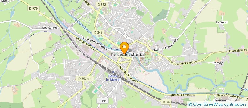 localisation de l'entreprise SCI 2 PLACE DE LA VISITATION  PARAY-LE-MONIAL