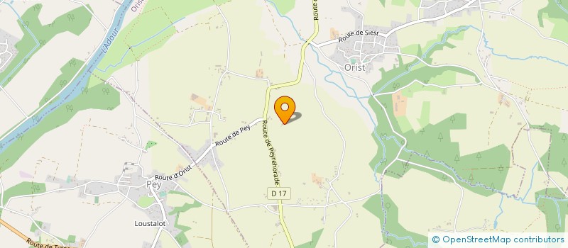 localisation de l'entreprise SCI 2 PLACE DU LION D'OR  ORIST