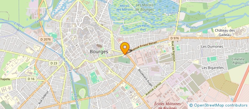 localisation de l'entreprise SCI 2 PLACE MALUS  BOURGES