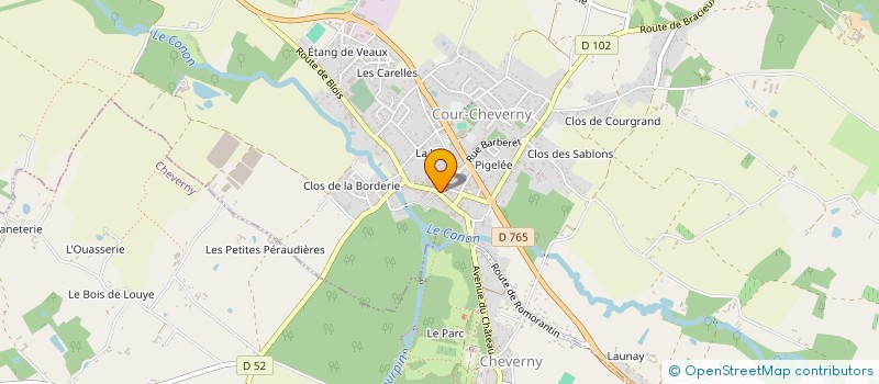 localisation de l'entreprise SCI 2 PLACE VICTOR HUGO  COUR-CHEVERNY