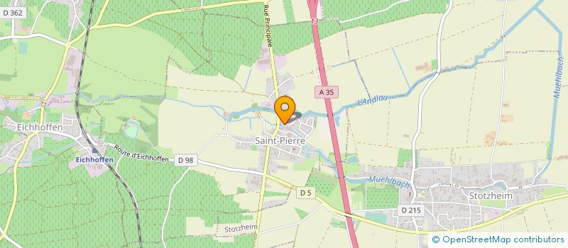 localisation de l'entreprise SCI 2 PORCHES  EICHHOFFEN