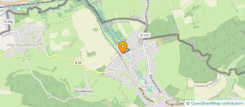 localisation de l'entreprise SCI 2 PR  GORCY