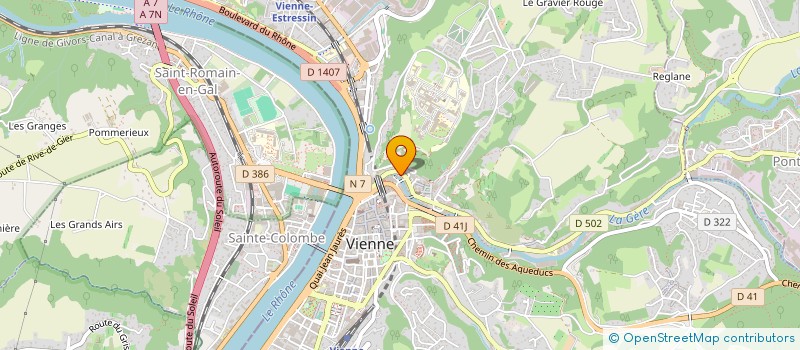 localisation de l'entreprise SCI 2 QUAI ANATOLE FRANCE à VIENNE