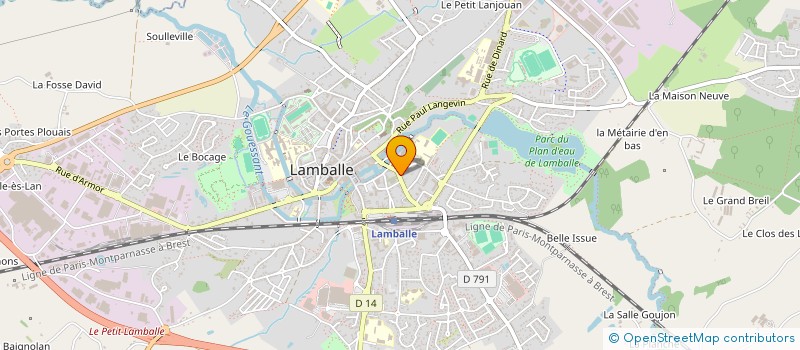 localisation de l'entreprise SCI 2 R  LAMBALLE-ARMOR