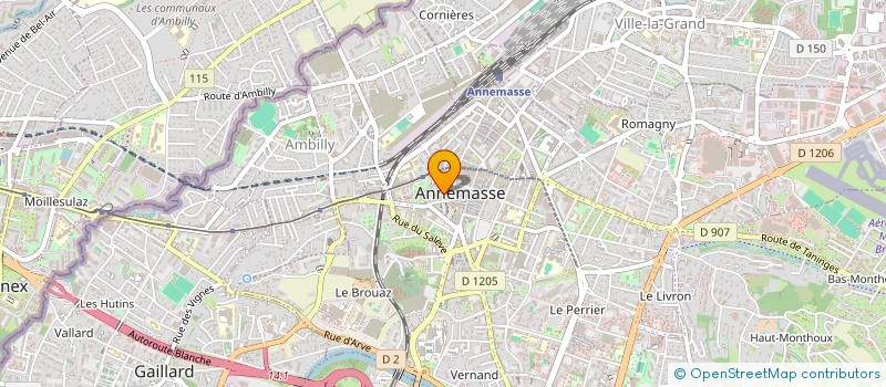 localisation de l'entreprise SCI 2 R à ANNEMASSE