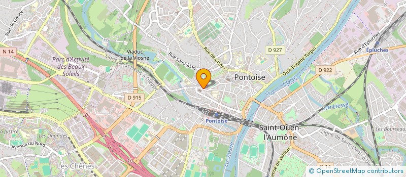 localisation de l'entreprise SCI 2 R  PONTOISE