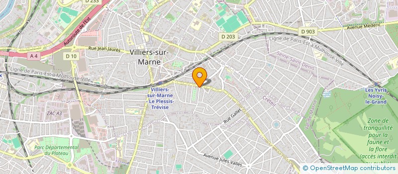 localisation de l'entreprise SCI 2 R GASTON BERAUT VILLIERS SUR MARNE  VILLIERS-SUR-MARNE