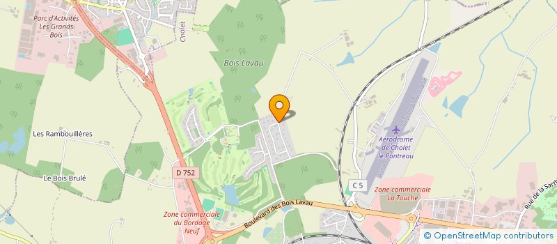 localisation de l'entreprise SCI 2 R IMMO à CHOLET
