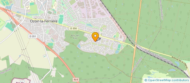 localisation de l'entreprise SCI 2 R. JEAN BAPTISTE CLEMENT  OZOIR-LA-FERRIERE