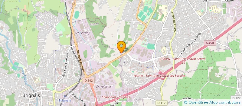 localisation de l'entreprise SCI 2 ROCK GOLDING  SAINT-GENIS-LAVAL