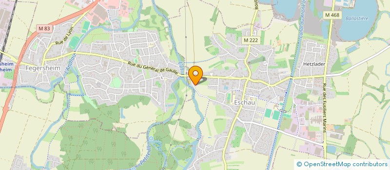 localisation de l'entreprise SCI 2  ROUTE DE SAVERNE  ESCHAU