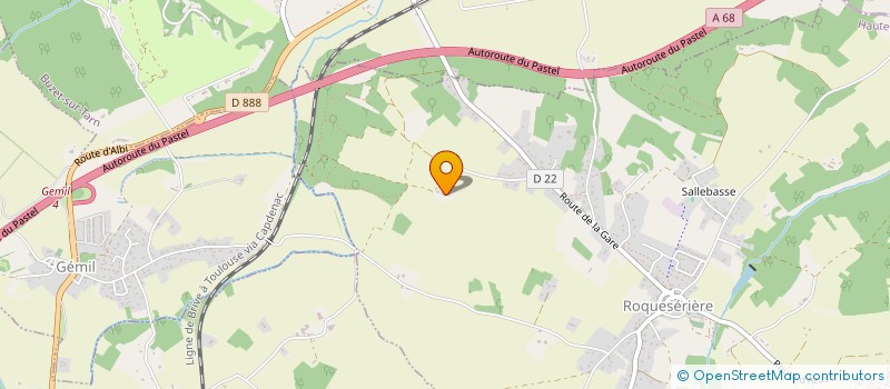 localisation de l'entreprise SCI 2 RUE ARAGO à SAINT-JEAN-LHERM