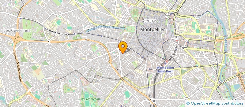 localisation de l'entreprise SCI 2 RUE BORNIER à MONTPELLIER