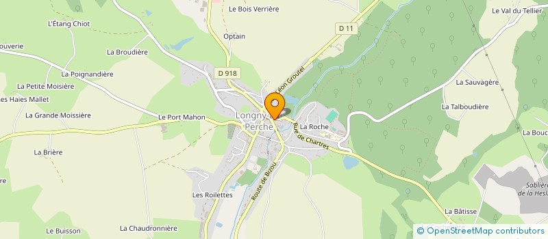 localisation de l'entreprise SCI 2 RUE DE CHARTRES à LONGNY LES VILLAGES