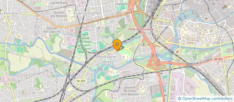 localisation de l'entreprise SCI 2 RUE DE L ETOILE  STRASBOURG