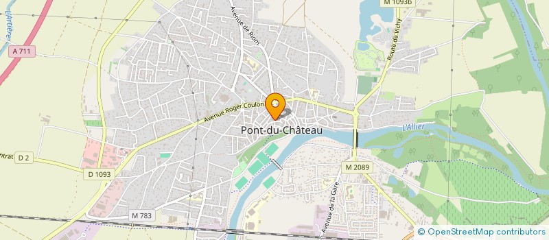 localisation de l'entreprise SCI 2 RUE DE L HOTEL DE VILLE  PONT-DU-CHATEAU