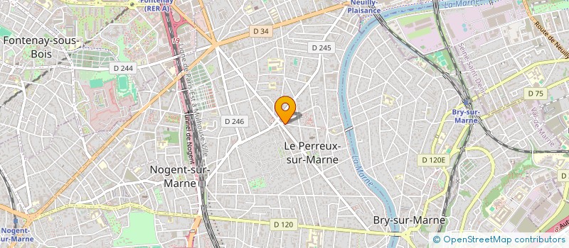 localisation de l'entreprise SCI 2 RUE DE LA MARNE  LE PERREUX-SUR-MARNE