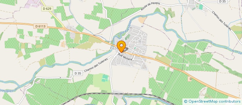 localisation de l'entreprise SCI 2 RUE DE LA RESISTANCE  PEZENS