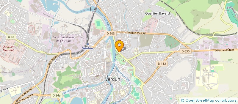 localisation de l'entreprise SCI 2 RUE DE LA SALPETRIERE à VERDUN