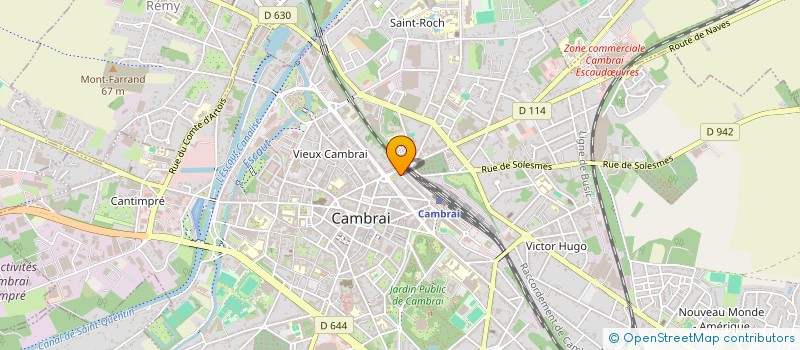 localisation de l'entreprise SCI 2 RUE DE LILLE à CAMBRAI