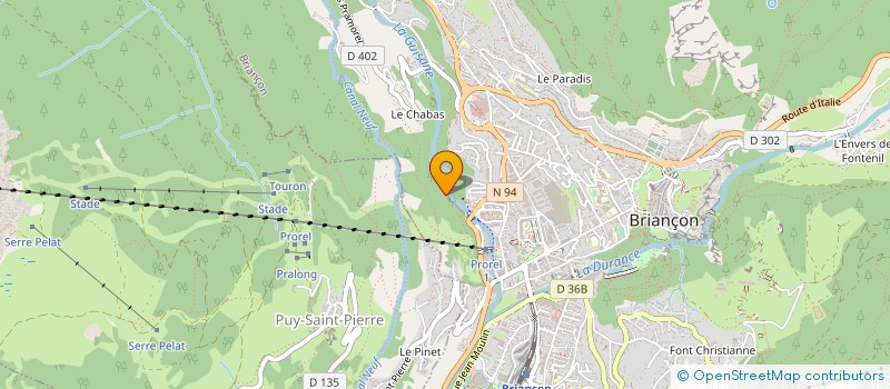 localisation de l'entreprise SCI 2 RUE DE SERDAGNE  BRIANCON