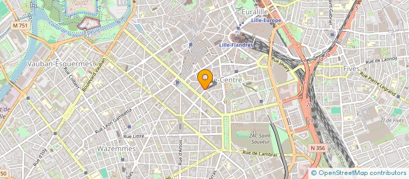 localisation de l'entreprise SCI 2 RUE DE VALMY à LILLE