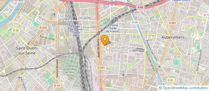 localisation de l'entreprise SCI 2 RUE DES BLES à SAINT-DENIS