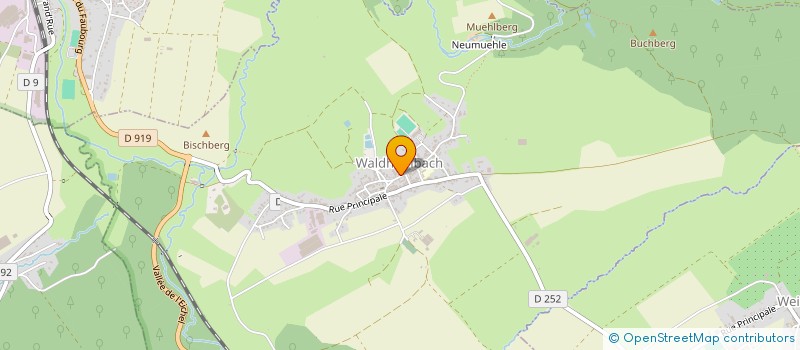 localisation de l'entreprise SCI 2 RUE DES BOUCHERS  WALDHAMBACH