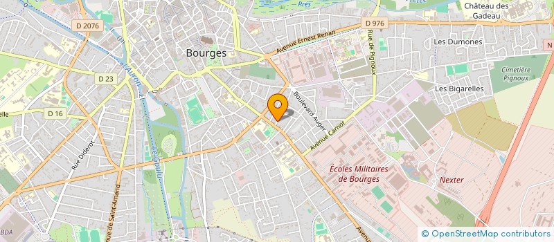 localisation de l'entreprise SCI 2 RUE DES CHALETS  BOURGES