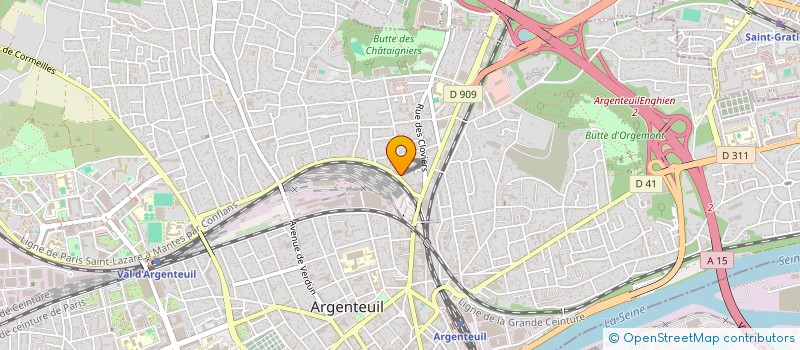 localisation de l'entreprise SCI 2 RUE DES CHATAIGNIERS  ARGENTEUIL