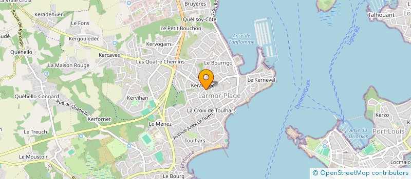 localisation de l'entreprise SCI 2 RUE DES FLEURS à LARMOR-PLAGE