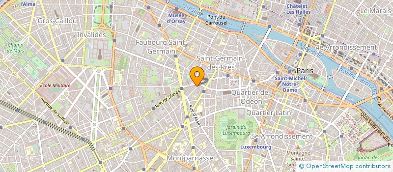 localisation de l'entreprise SCI 2 RUE DU CHERCHE MIDI à PARIS