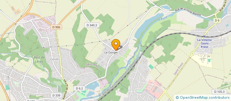 localisation de l'entreprise SCI 2 RUE DU MOULIN DE BRETIGNY à SAINT-PREST