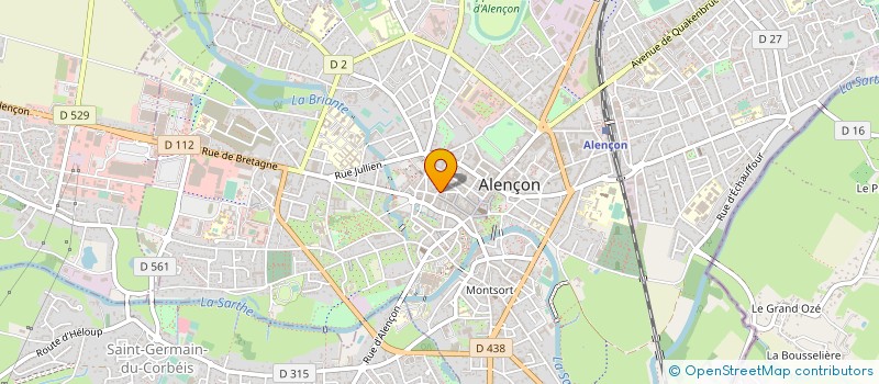 localisation de l'entreprise SCI 2 RUE ECUYERE A CAEN à ALENCON