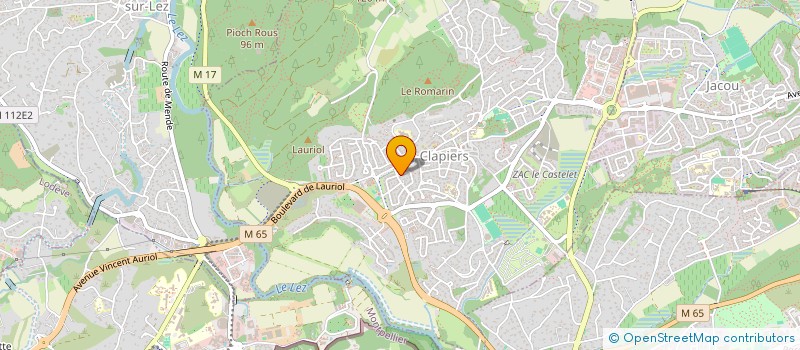 localisation de l'entreprise SCI 2 RUE FALLET  CLAPIERS