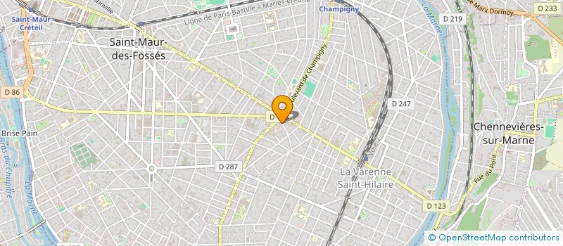 localisation de l'entreprise SCI 2 RUE FULTON à SAINT-MAUR-DES-FOSSES