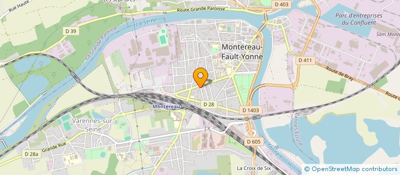 localisation de l'entreprise SCI 2 RUE HABERT à MONTEREAU-FAULT-YONNE
