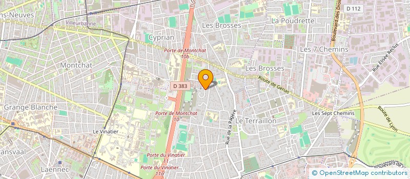 localisation de l'entreprise SCI 2 RUE PIERRE BROSSOLETTE  BRON