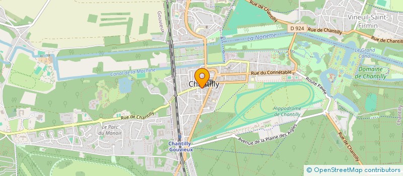 localisation de l'entreprise SCI 2 RUE SAINT LAURENT  CHANTILLY