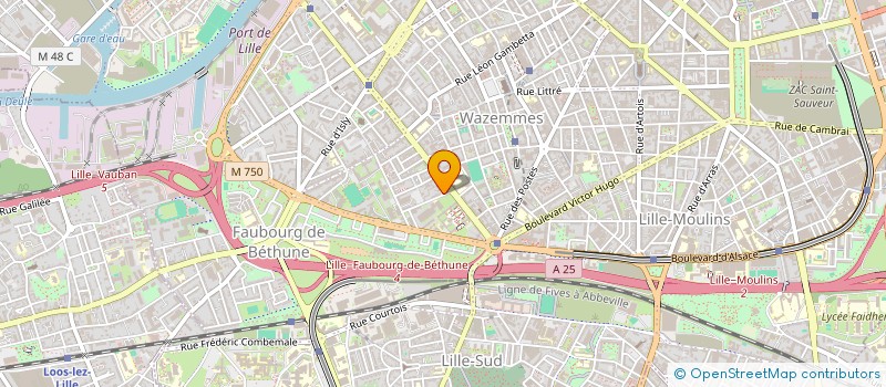 localisation de l'entreprise SCI 2 RUE VAN HENDE à LILLE