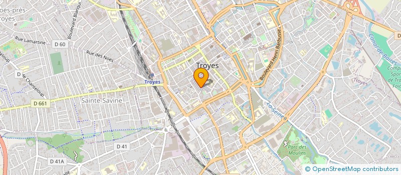 localisation de l'entreprise SCI 2 RUE ZOLA à TROYES