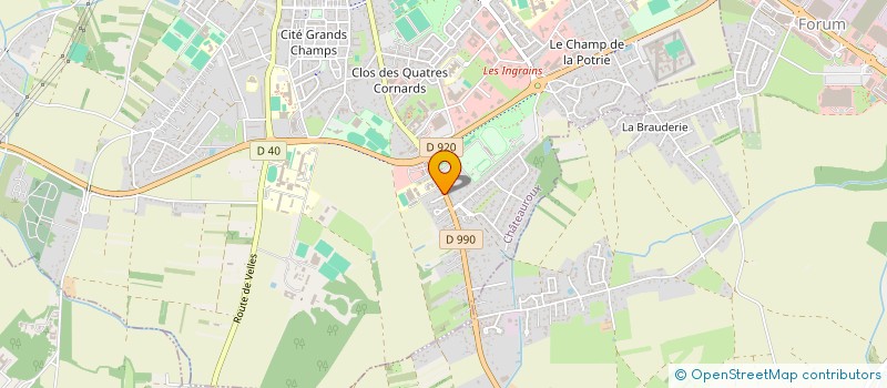localisation de l'entreprise SCI 2 S à CHATEAUROUX