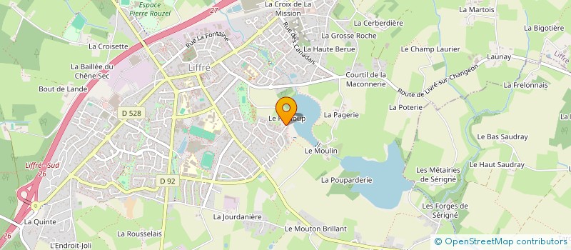 localisation de l'entreprise SCI 2 SAINT LAZARE  LIFFRE